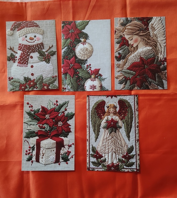 krásne vianočne pohľadnice Vintage štýl - 4