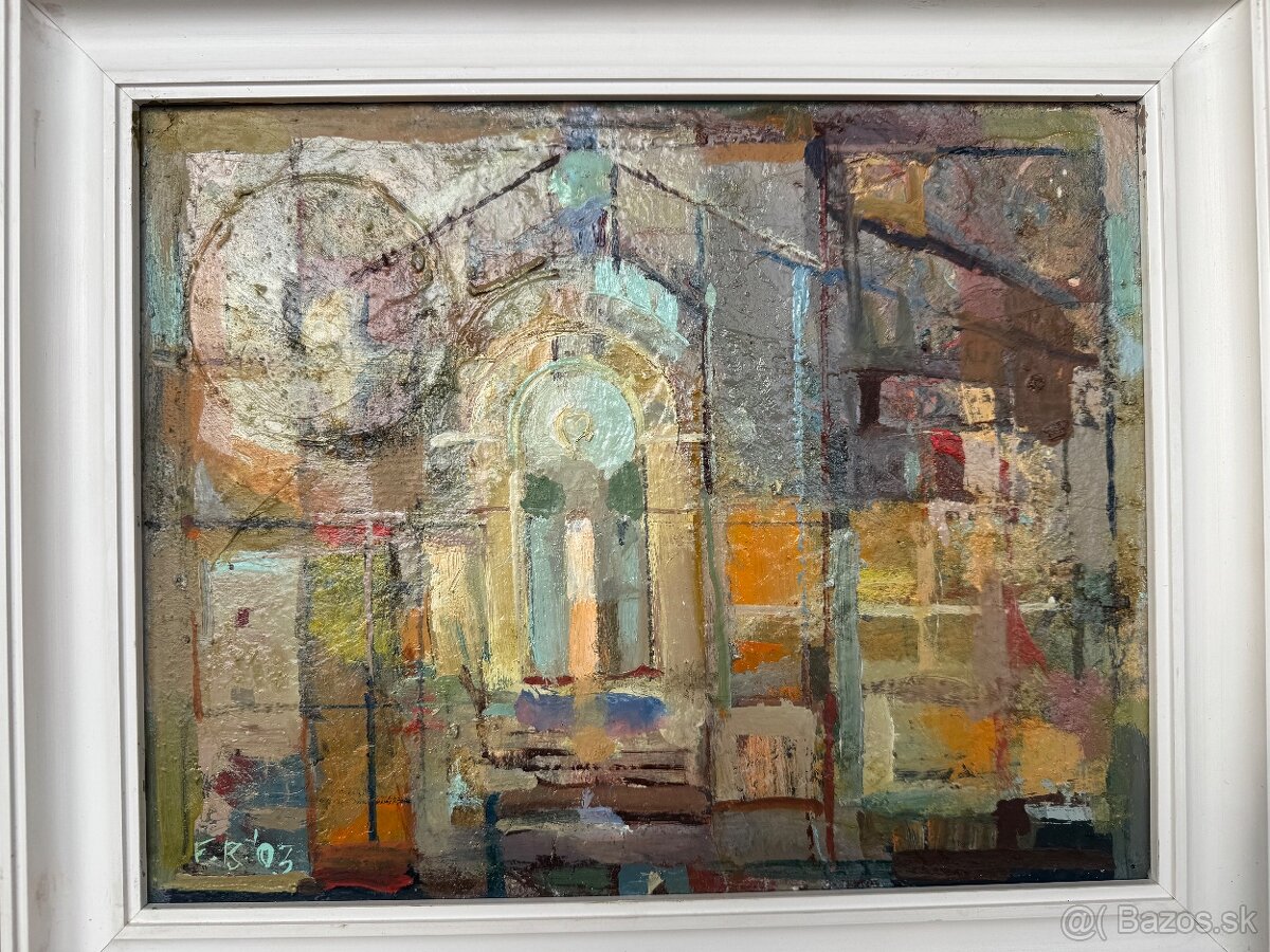 Originál olejomaľba - František Behúň-signovane - 4