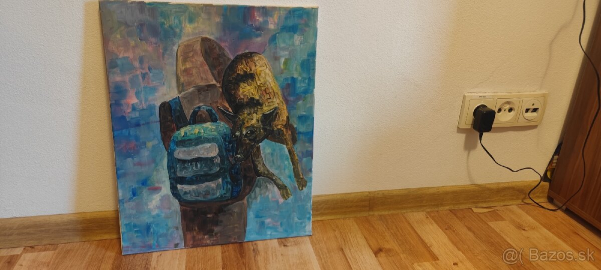 Ručné maľované obrazy na plátne - 4