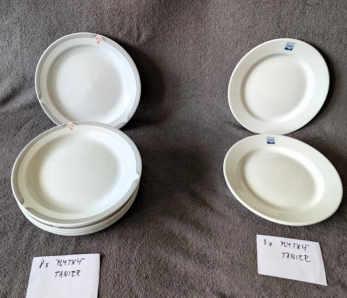 Taniere + krčahy porcelánové/retro - 4