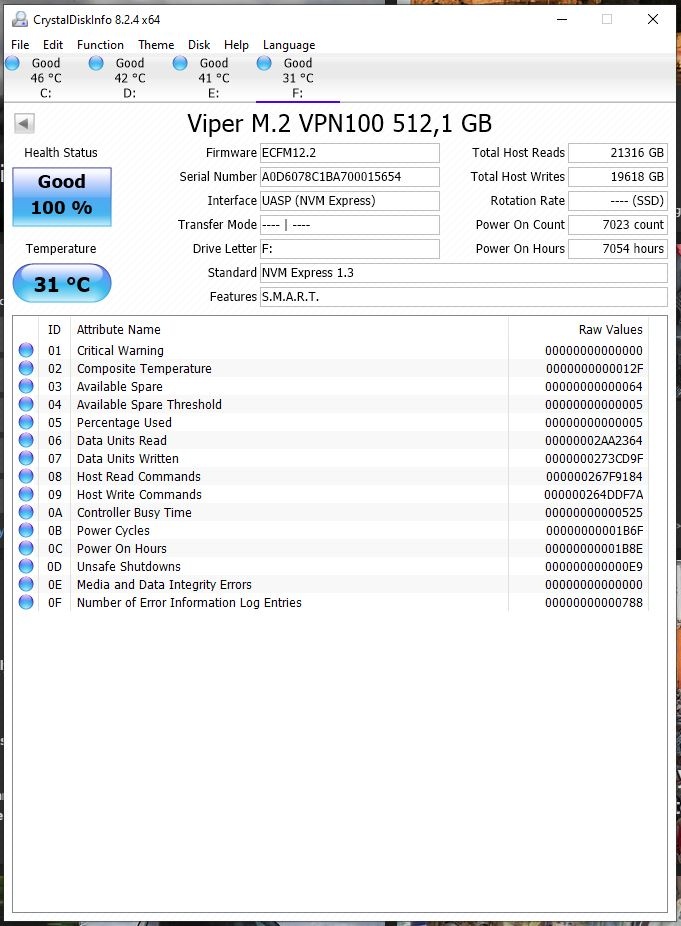 Patriot Viper VPN100 SSD 512GB - 4