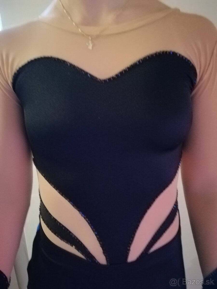 Černý DRES na KRASOBRUSLENÍ/KRASOŠATY 164/170/176 NOVÝ - 4