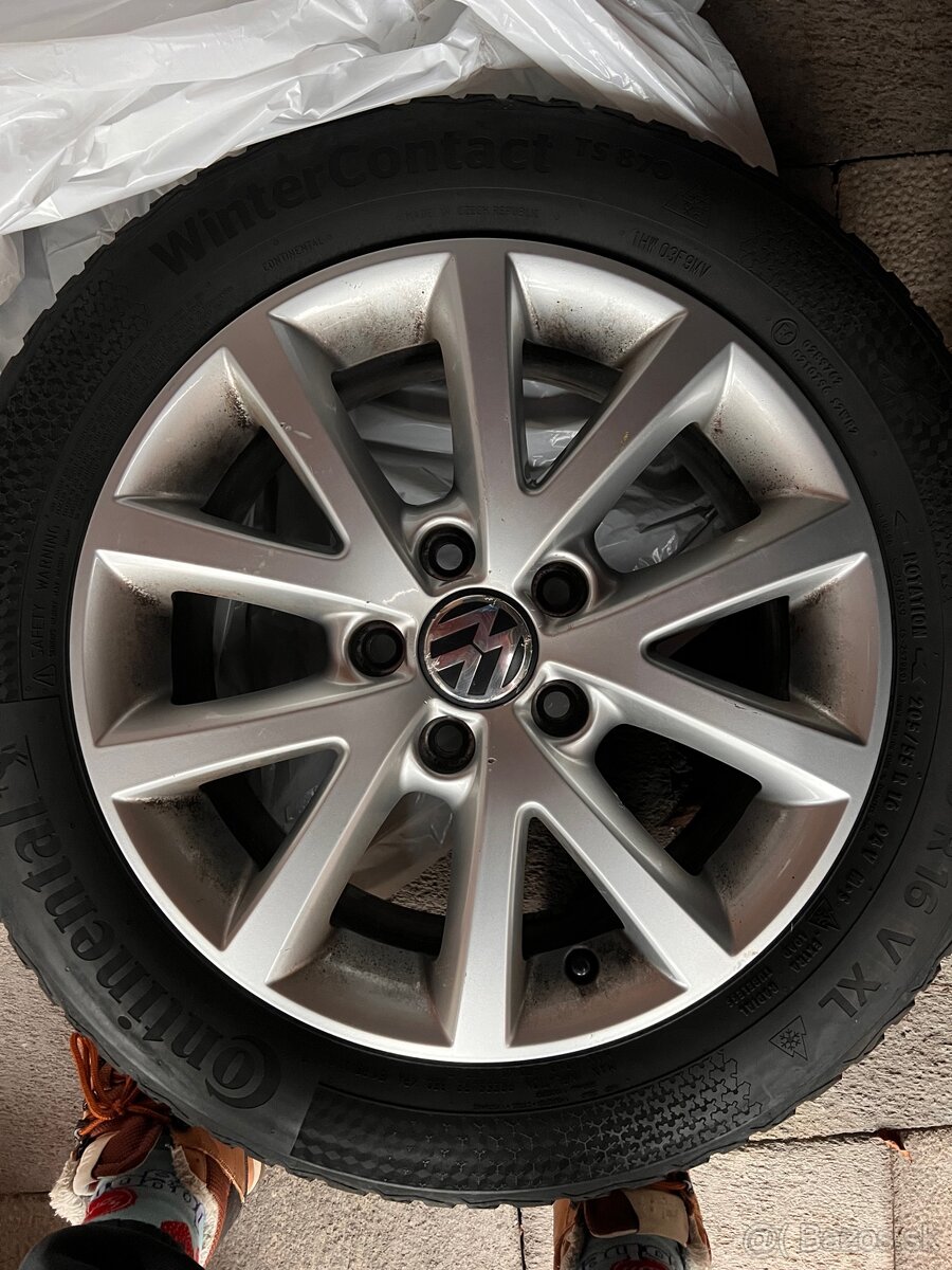 Volkswagen disky 16 palcov - 4