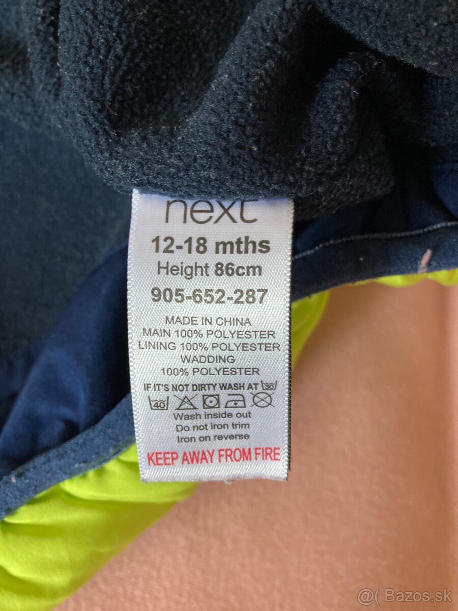 Detská zimná bunda vel.86 - 4