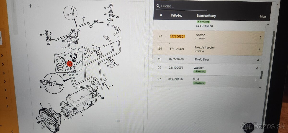 Vstrekovače JCB - 4
