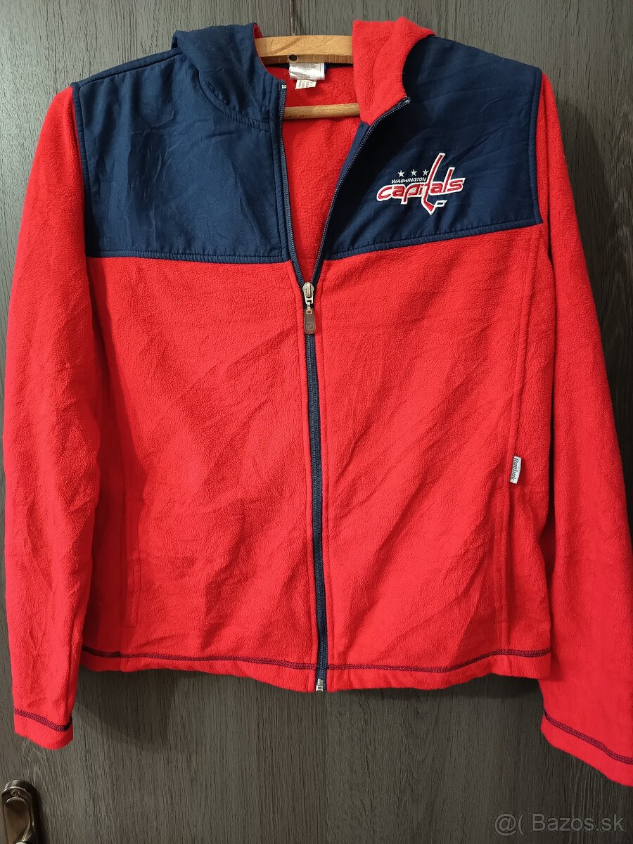 Washington Capitals Reebok Red Full Zip Microfleece Jacket - 4
