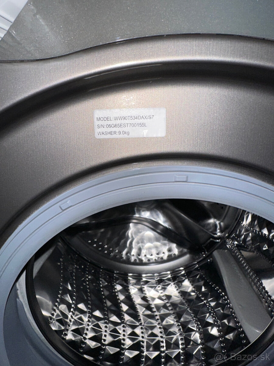 Parna pracka Samsung 9 kg WW90T534DAX/S7 60 cm - 4