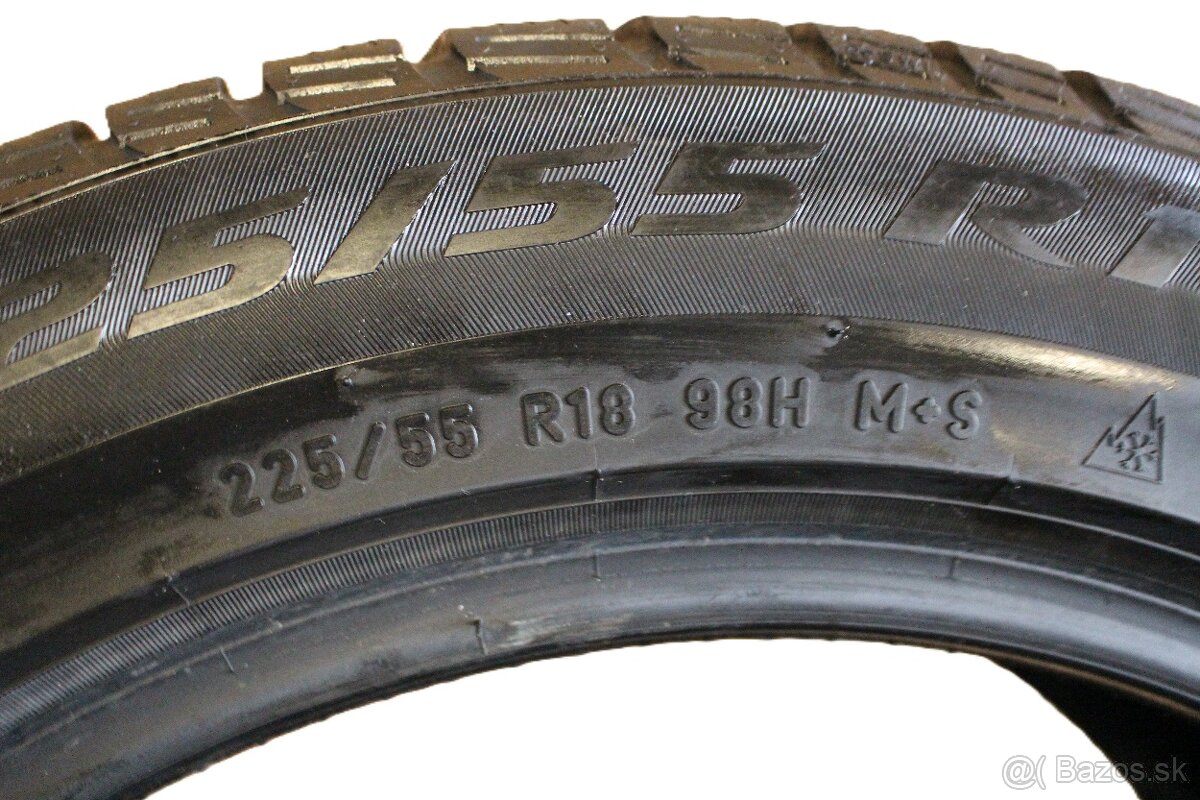 PIRELLI...5MM....Zimné Pneumatiky....225/55 r18...5mm - 4