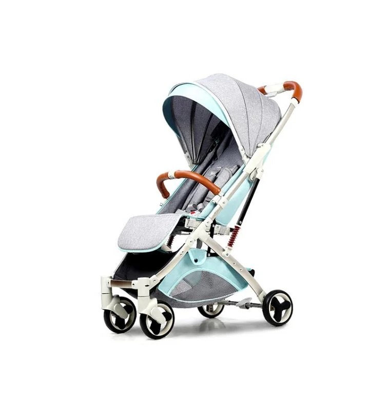 Nový sportovní kočárek (šedo-zelený) - 4