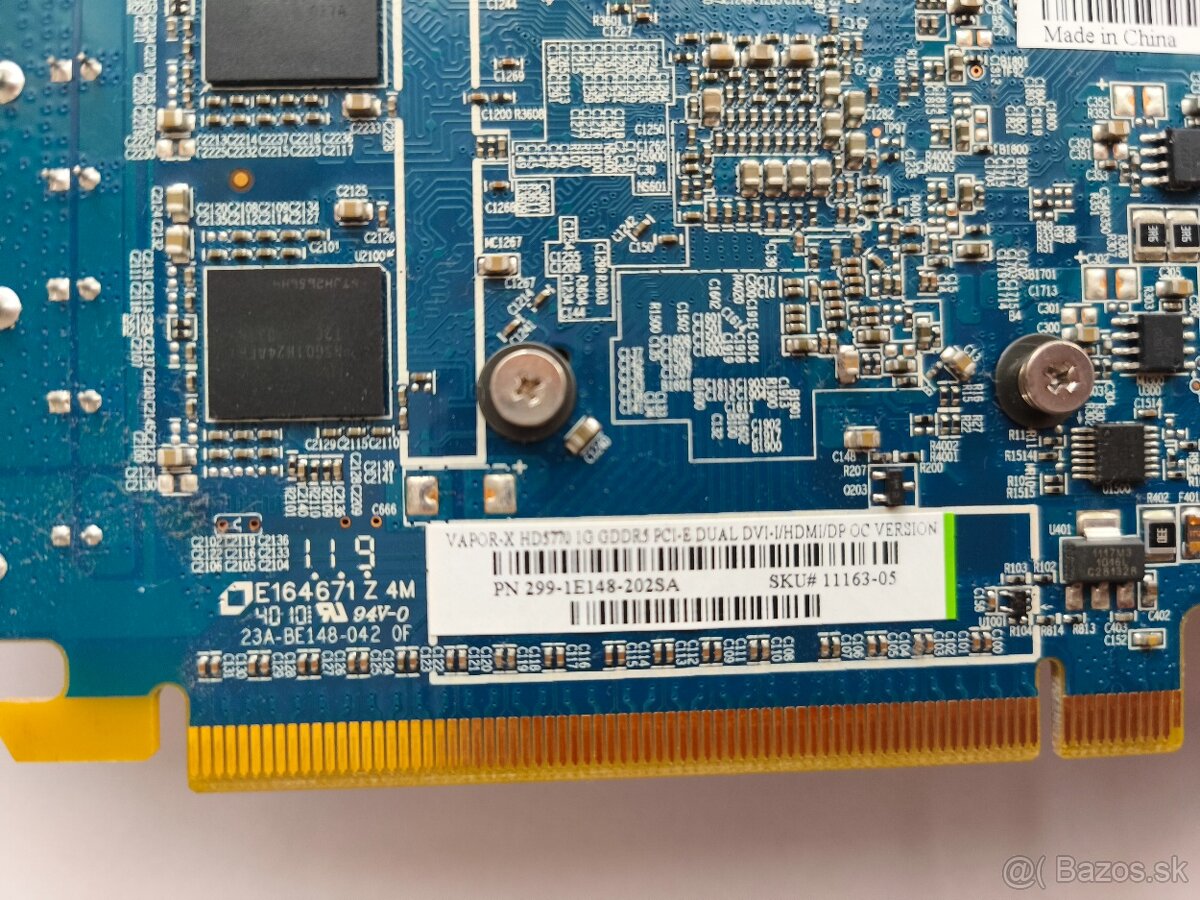 Sapphire Radeon HD 5770 Vapor-X OC Version s 1 GB pamäte GDD - 4