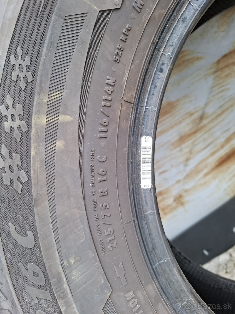 Zimné pneumatiky 215/75 R16C Matador - 4