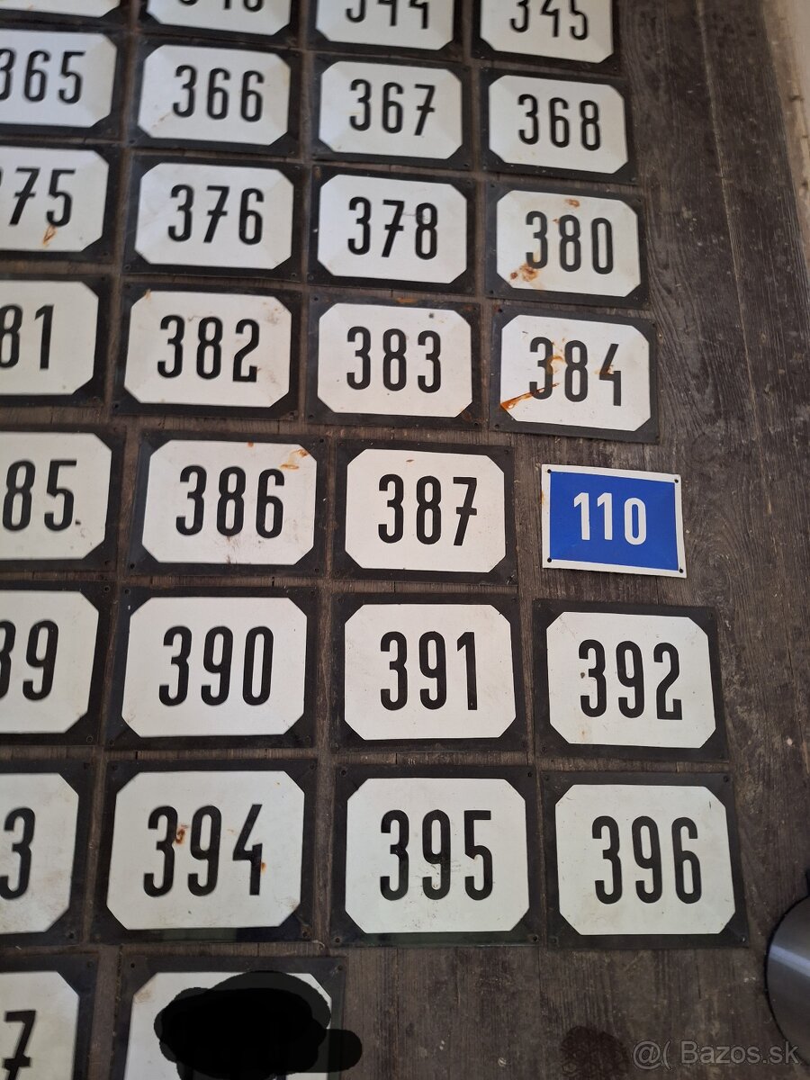 Smaltované čísla - 4