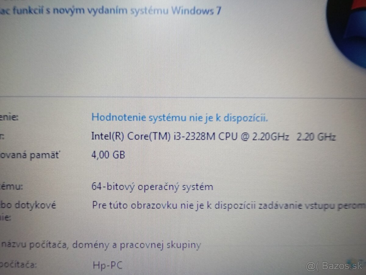 predám notebook HP PROBOOK 6460B , WINDOWS 7 - 4