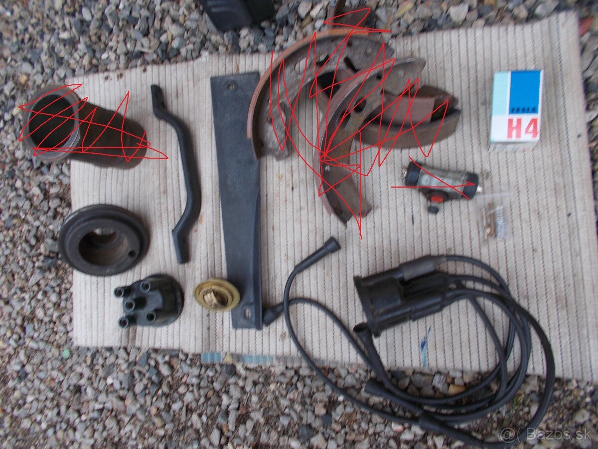 Predam pre skoda 105-120 brzd platnic zberac vyfuku chmlohov - 4