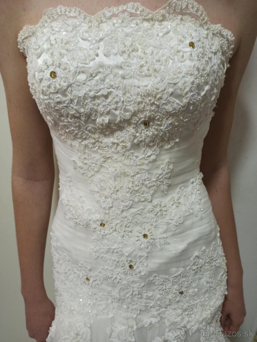 Svadobné šaty č.36 S - 4
