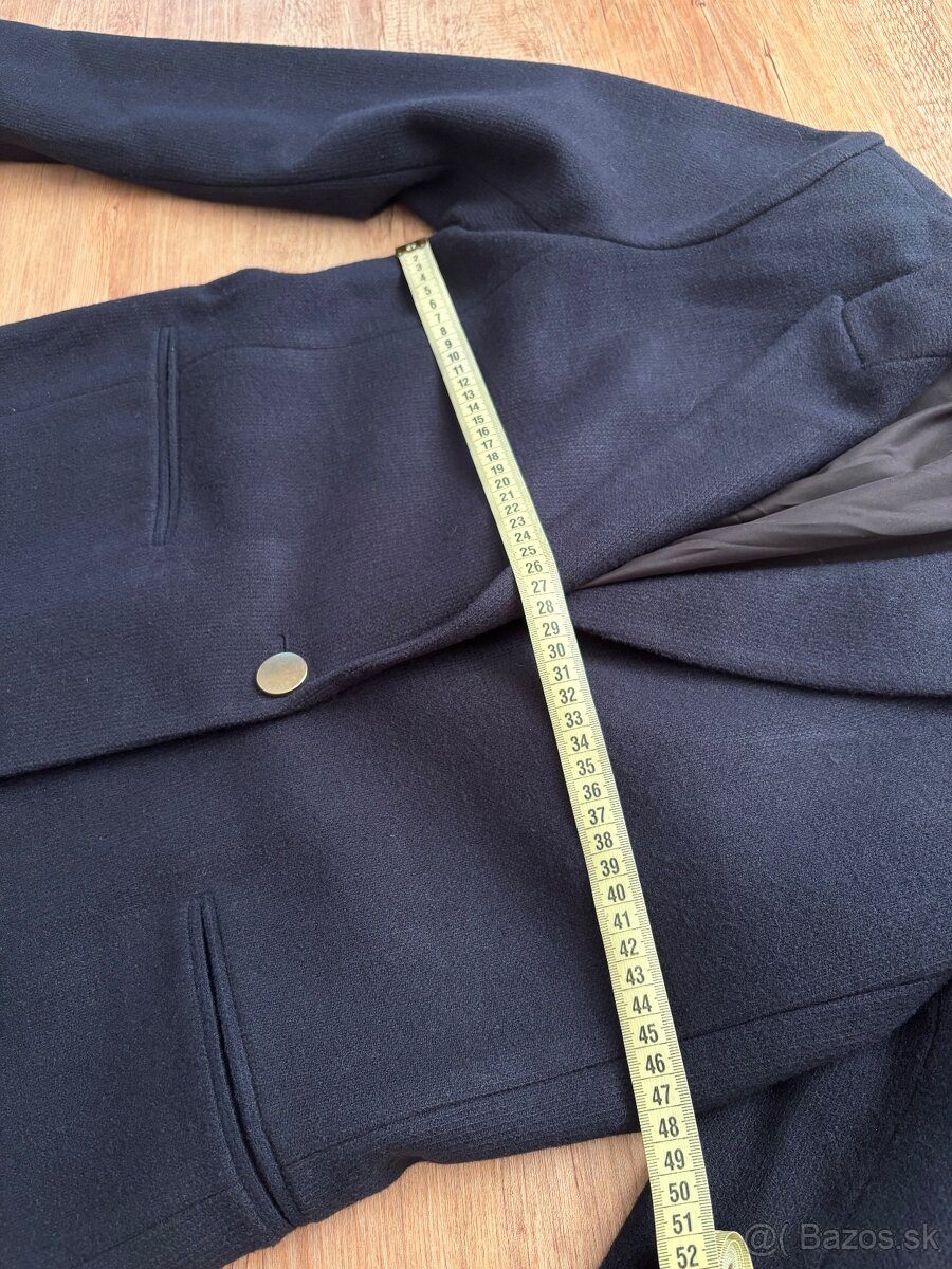 Tmavo modrý kabát Only - 4