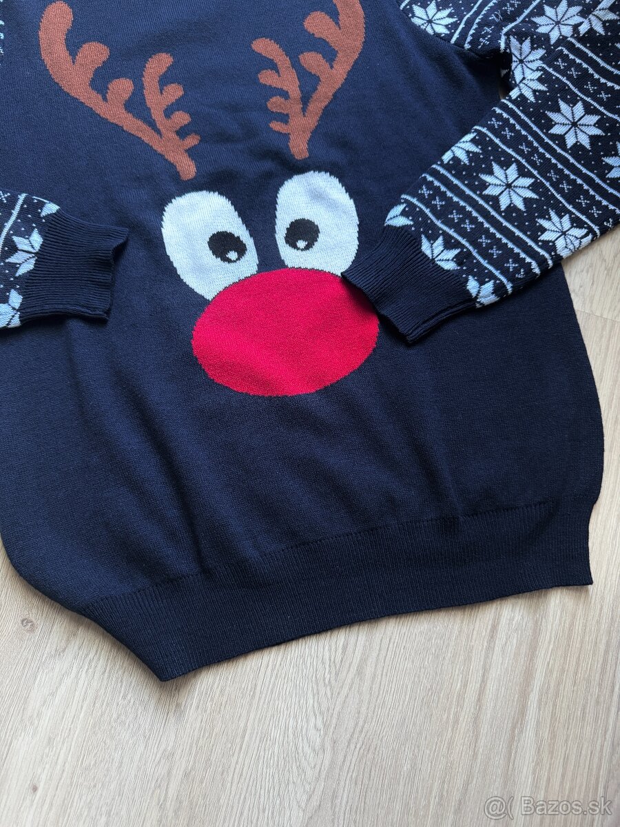 Vianočný sveter so sobom - 4