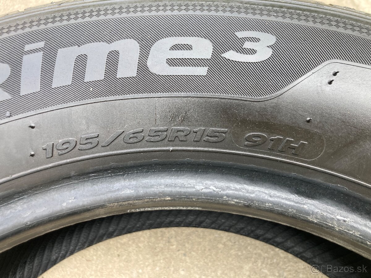 Hankook letné 195/65R15 - 4ks - 4
