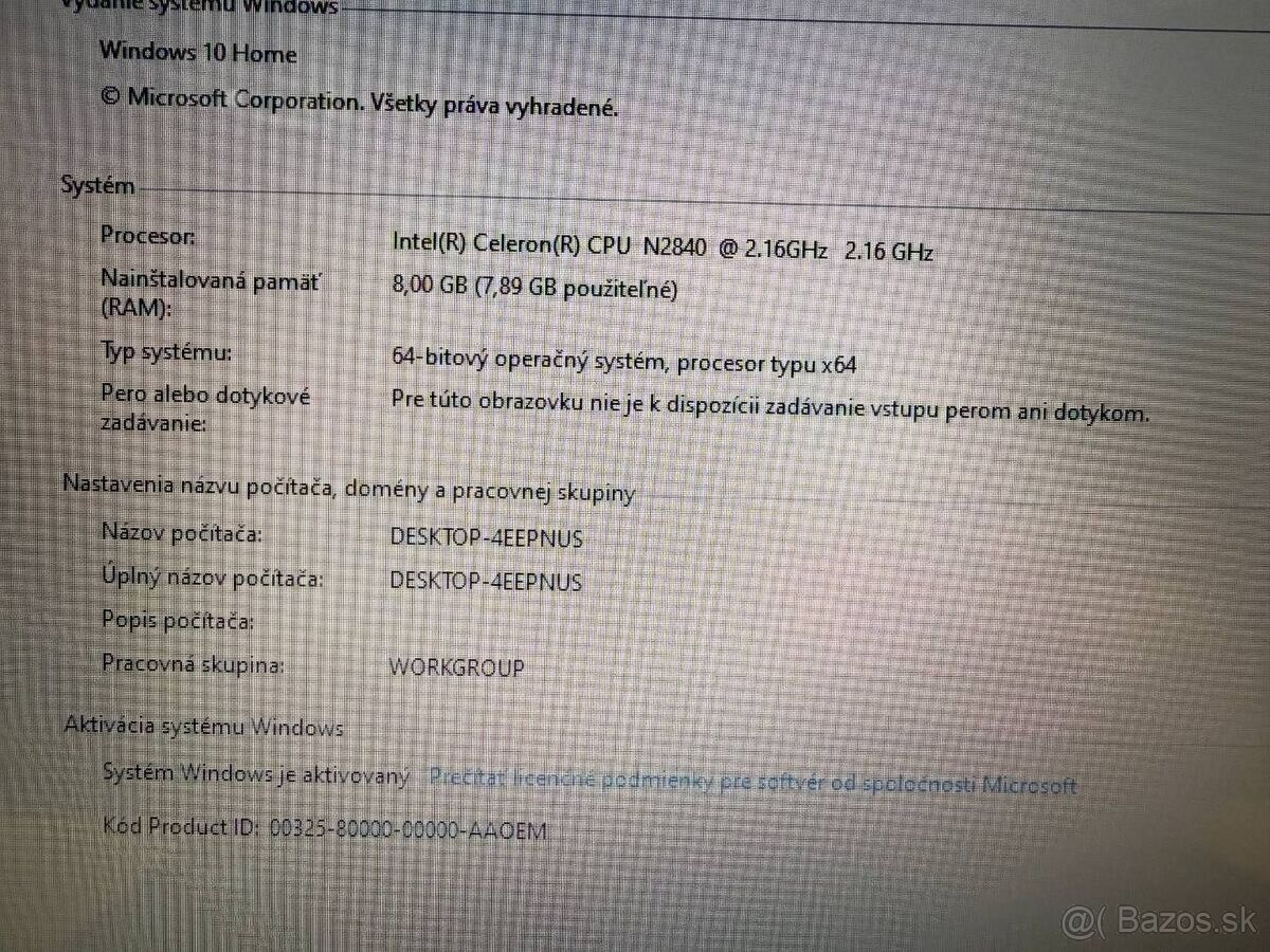 Notebook ASUS X553M / Intel Celeron / 8GB RAM / 120gb SSD - 4