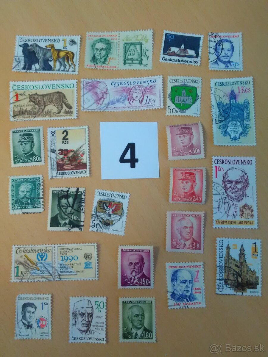 Známky ČSR - 4