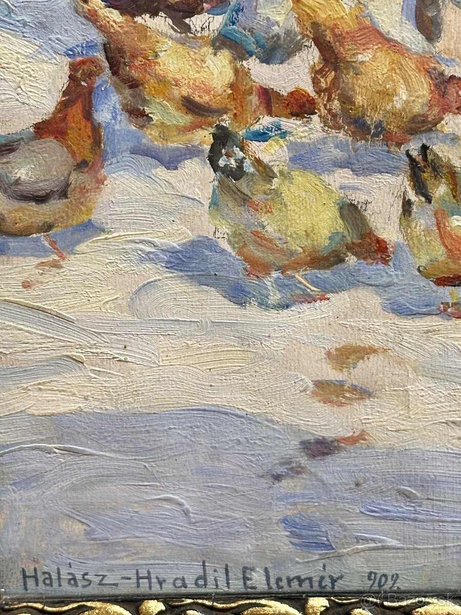 Obraz s podpisom Eleméra Halásza-Hradila - 4