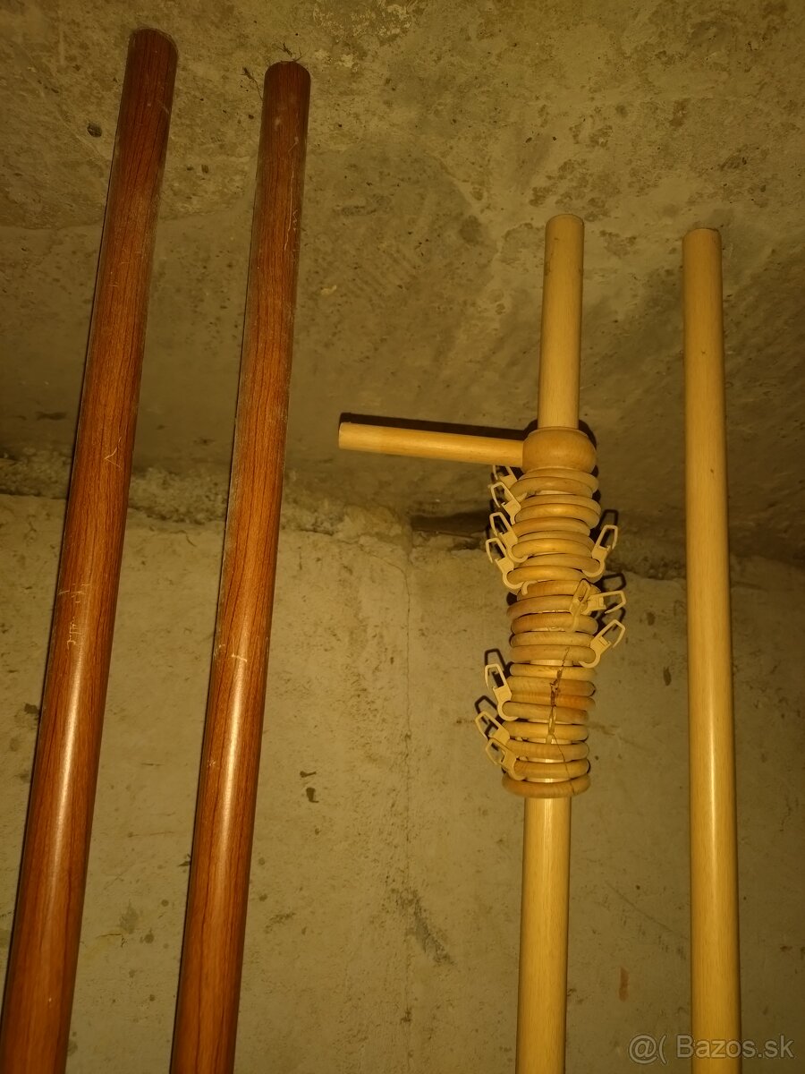 Garnize 4 kusy svetle a tmave drevo - 4