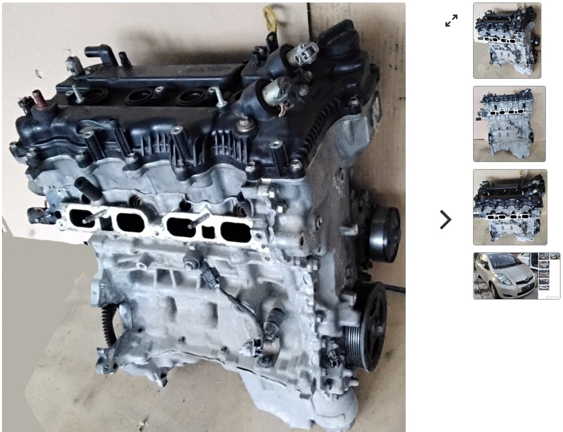 Toyota Yaris 1.3 VVTI 2011 predám Motor 1NR-FE SVETLO, DVERE - 4