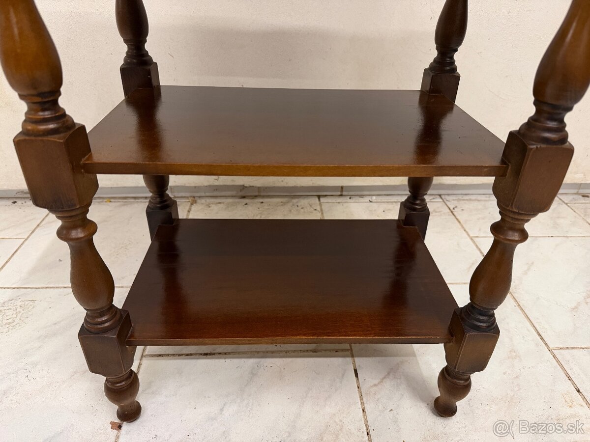 Starožitný odkládací stolek - 4