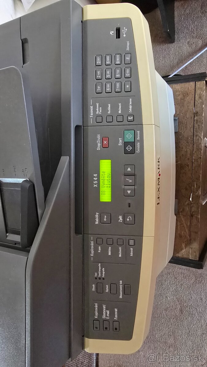 Multifunkčná farebná tlačiareň Lexmark X544 - vada tlače - 4