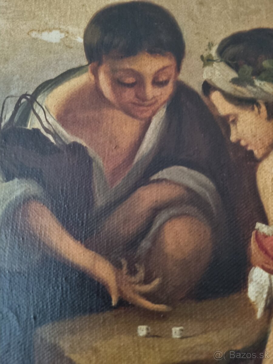 Deti hrajúce kocky - signatovane - 4