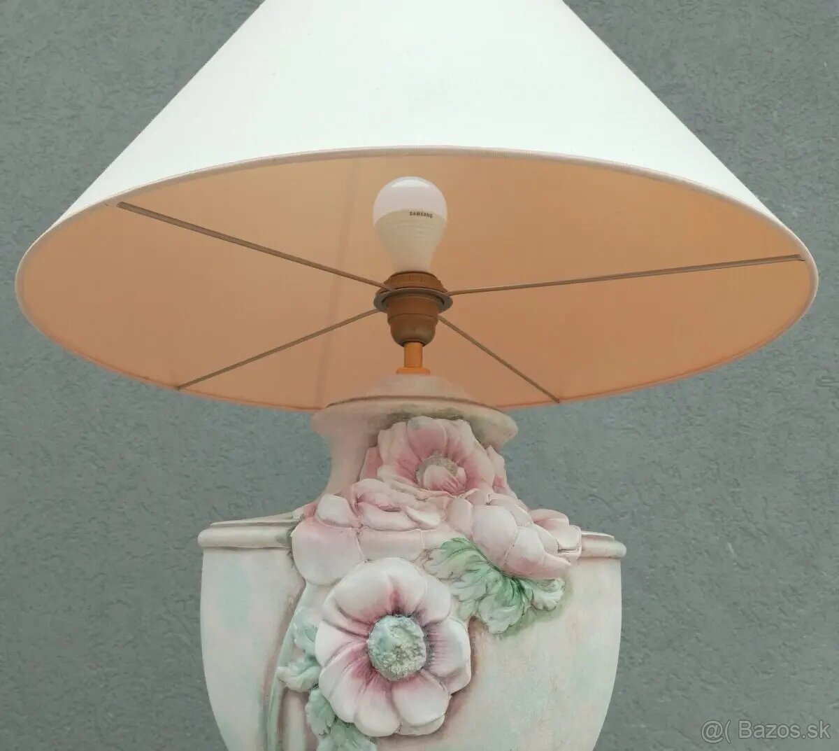 Lampa keramická na stĺpe. - 4