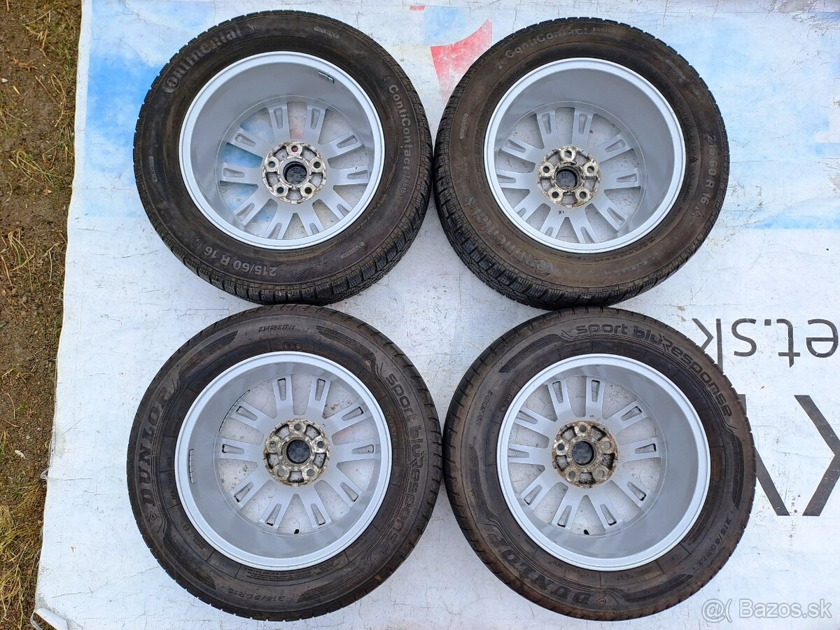 5x112 Originál Volkswagen Sepang TOP STAV 215 60 R16 - 4
