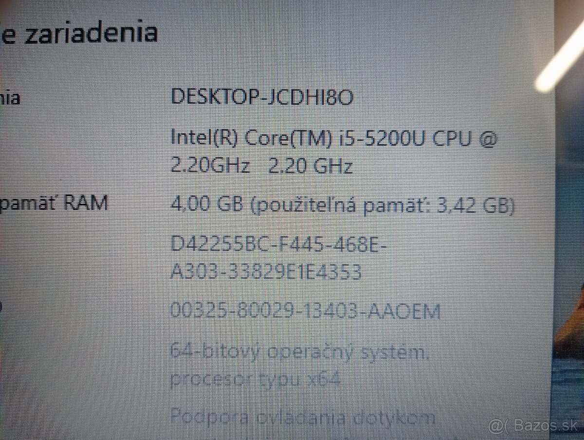 predám na diely notebooky HP 3 .. - 4