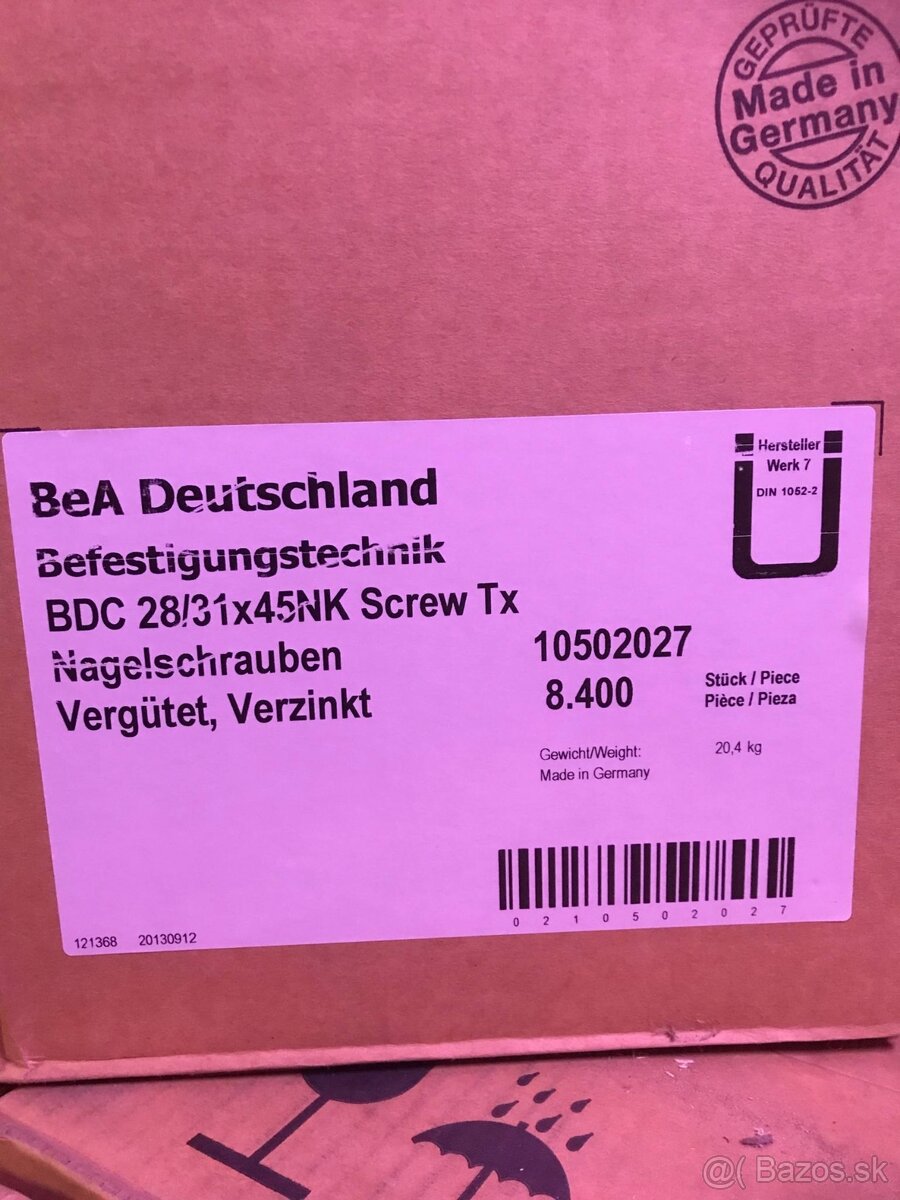 Klince,šruby Bea - 4
