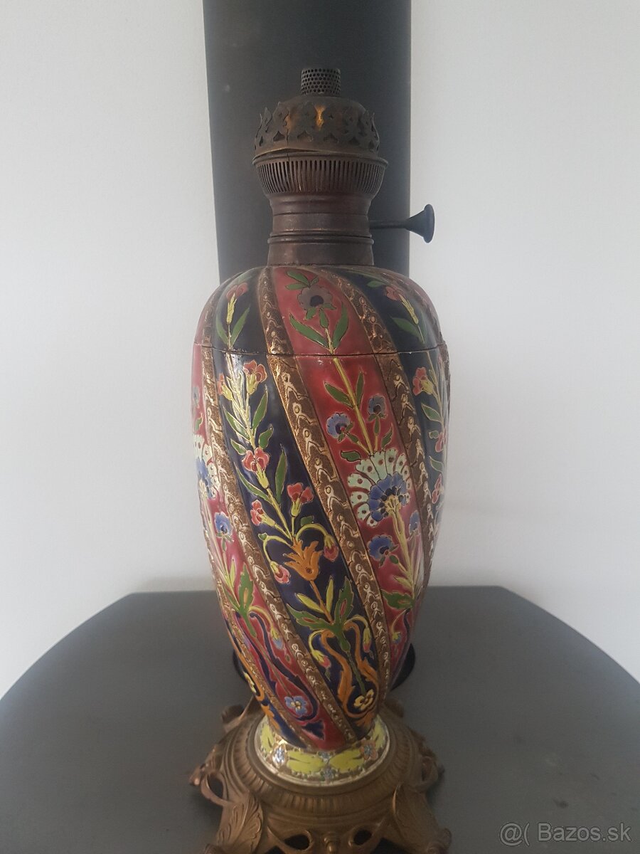 PETROLEJOVÁ LAMPA AJ VÁZA - 4