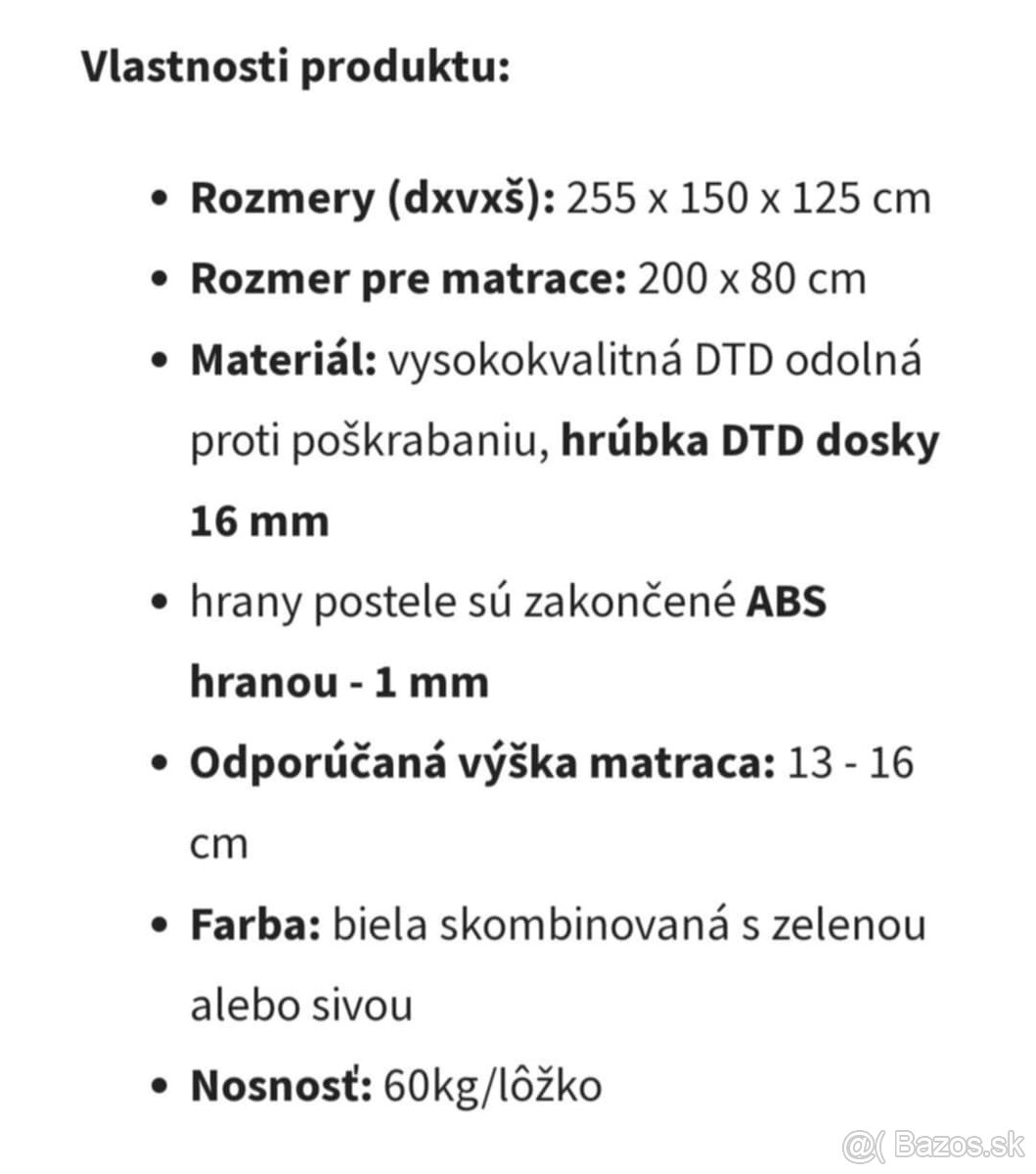 Multifunkčna poschodová posteľ - 4