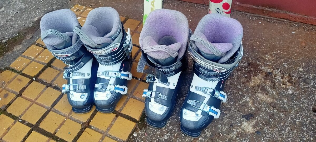 2x Lyže + lyžiarky - 4