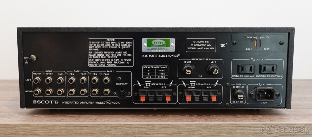 Integrovany Stereo Zosilnovac SCOTT 420A - 4