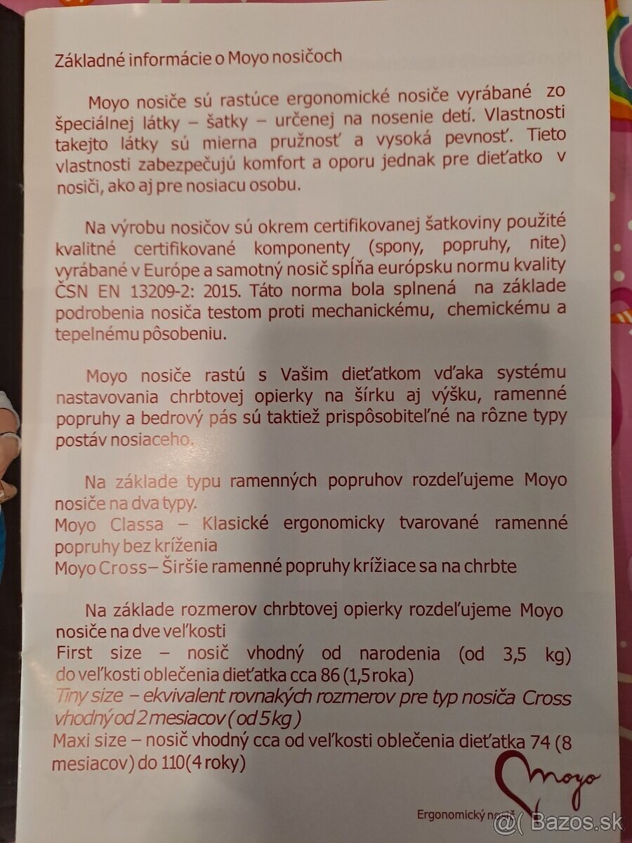 Nosič Moyo Poľana - 4