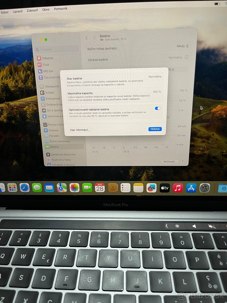 Predám Apple MacBook PRO M2 2022 Space Grey Bateria 100% - 4