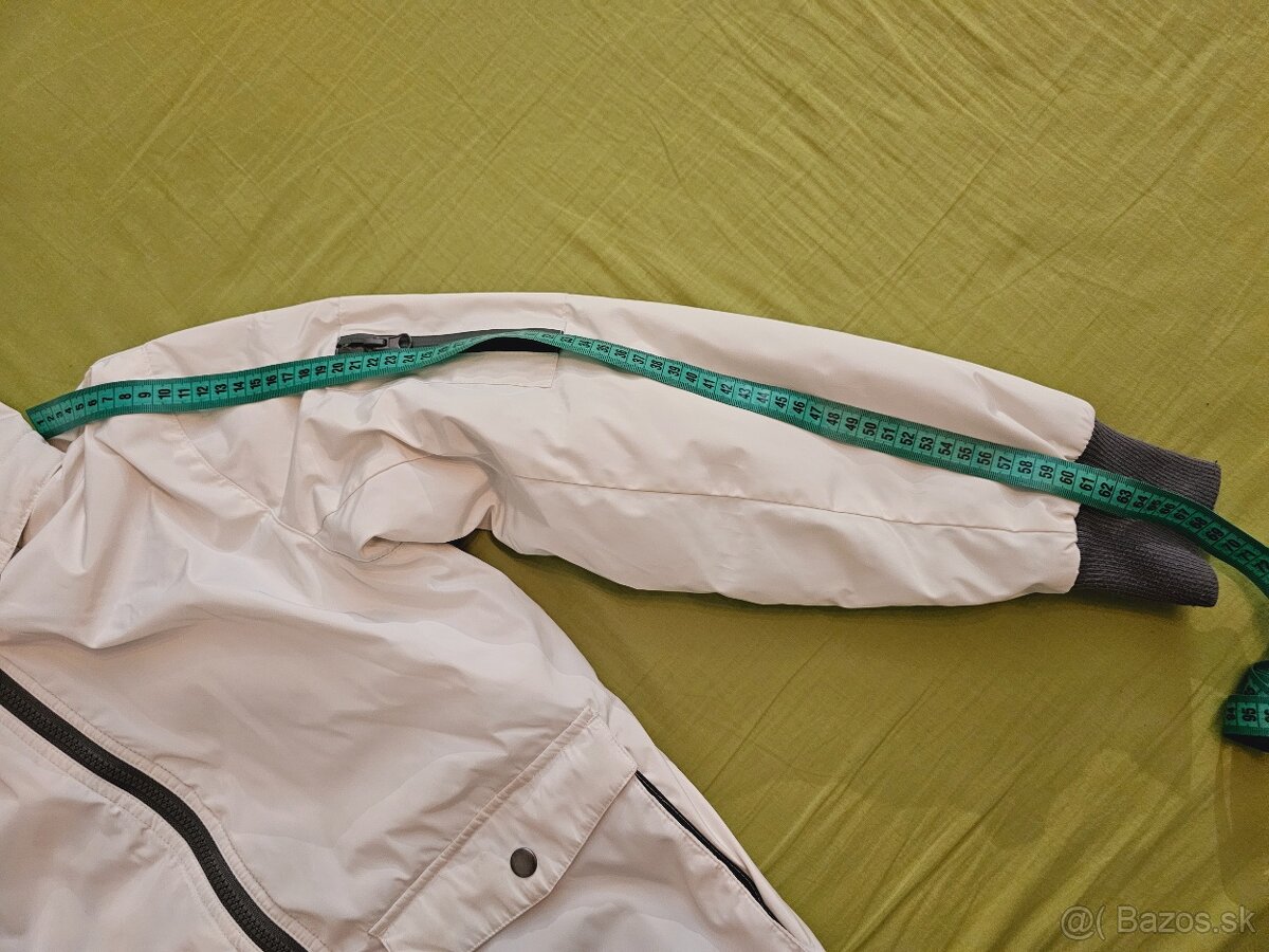 Zimná biela bunda BPC Ponprix veľkosť 152/158 na 12-13 ročné - 4