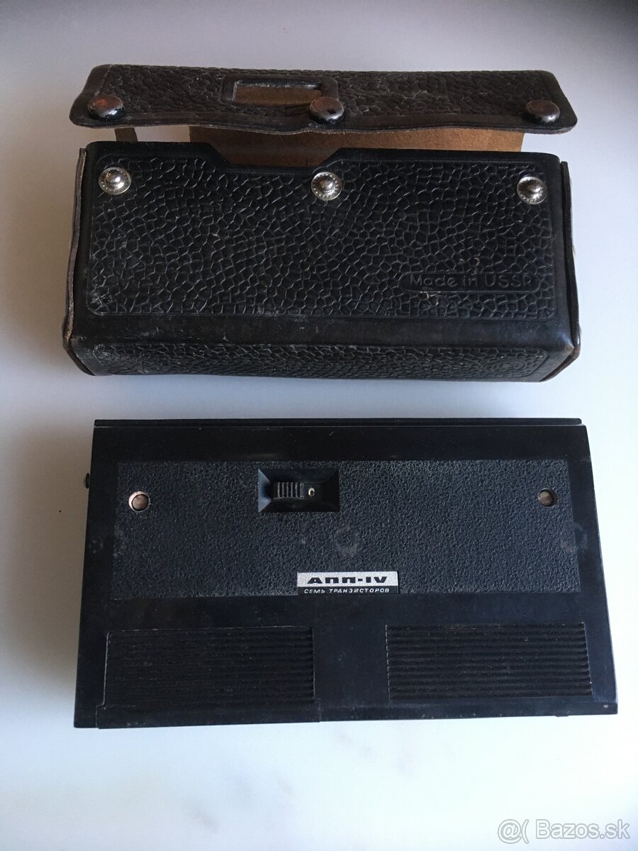 Retro tranzistory rádiá sovietske. - 4