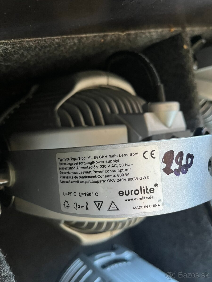 Eurolite PAR 575W HPL multi lens - 4