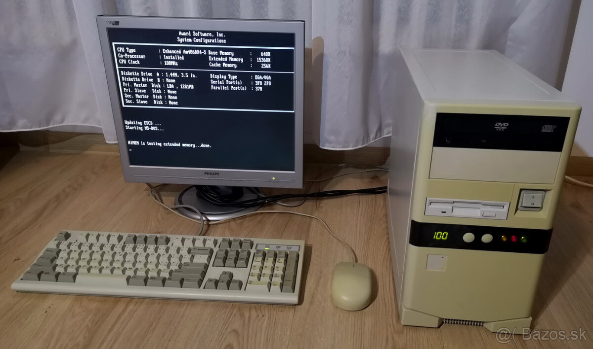 Predám Retro PC 486 DX4 100MHz (36) - 4