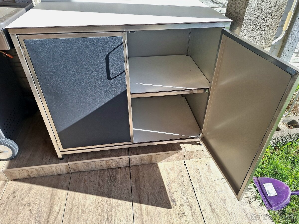 Nerezova skriňa Gastro Nábytok Zahradna Kuchyňa 100x55x85 - 4