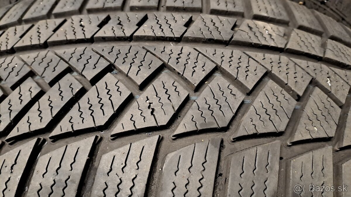 Predám 4ks jazdené zimné 205/60r16-92H Continental - 4
