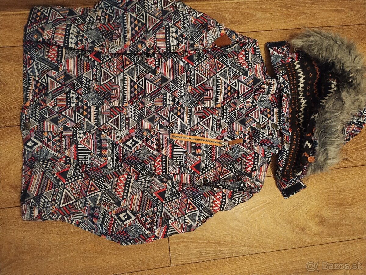 Zimné dievčenské bundy 152 - 4