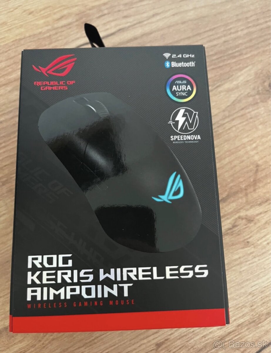 asus rog keris wireless aimpoint - bezdrôtová herná myš - 4