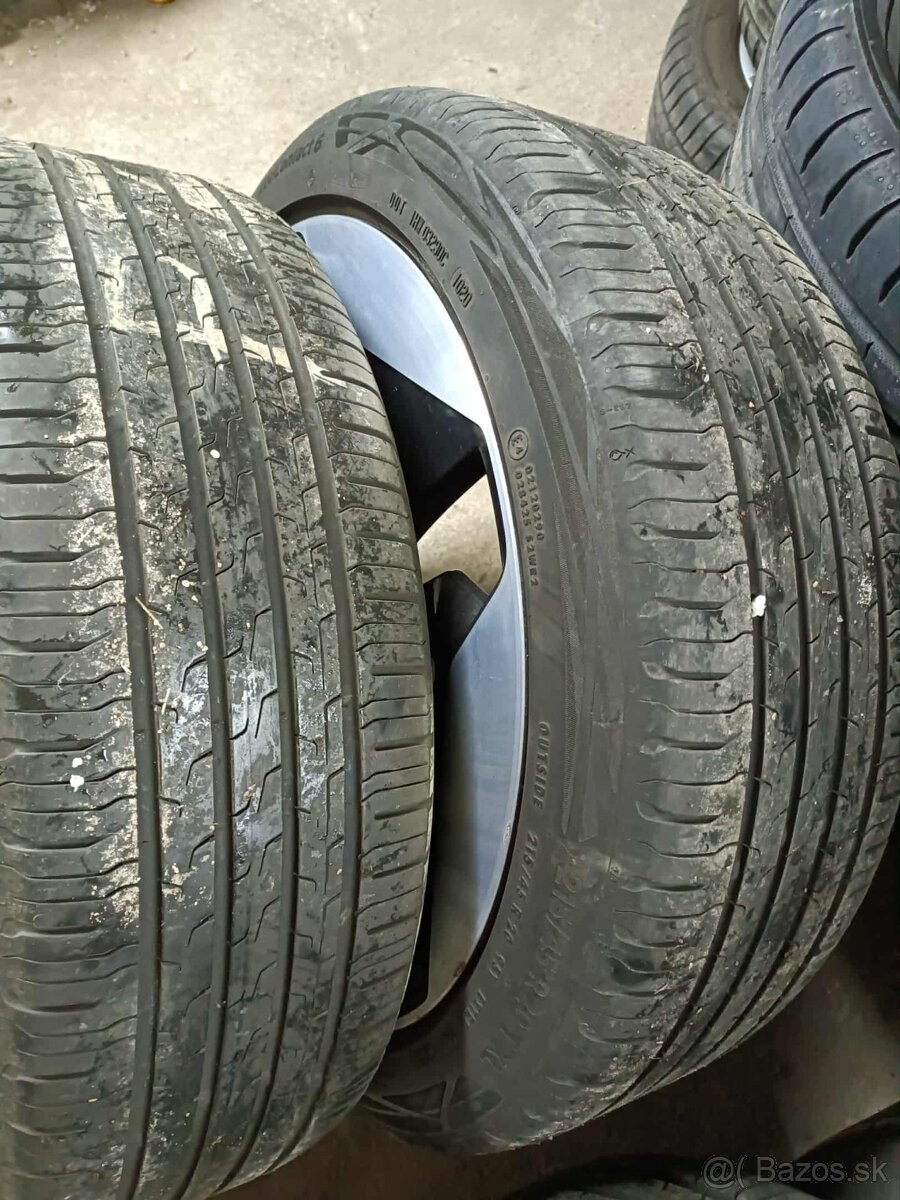 4ks alu disky VW 5x112 R20 pneu 6mm 215/45 r20 - 4