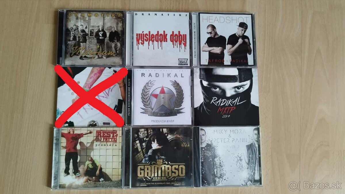 Rozpredavam VELKU ZBIERKU CD slovensky rap/hip-hop - 4